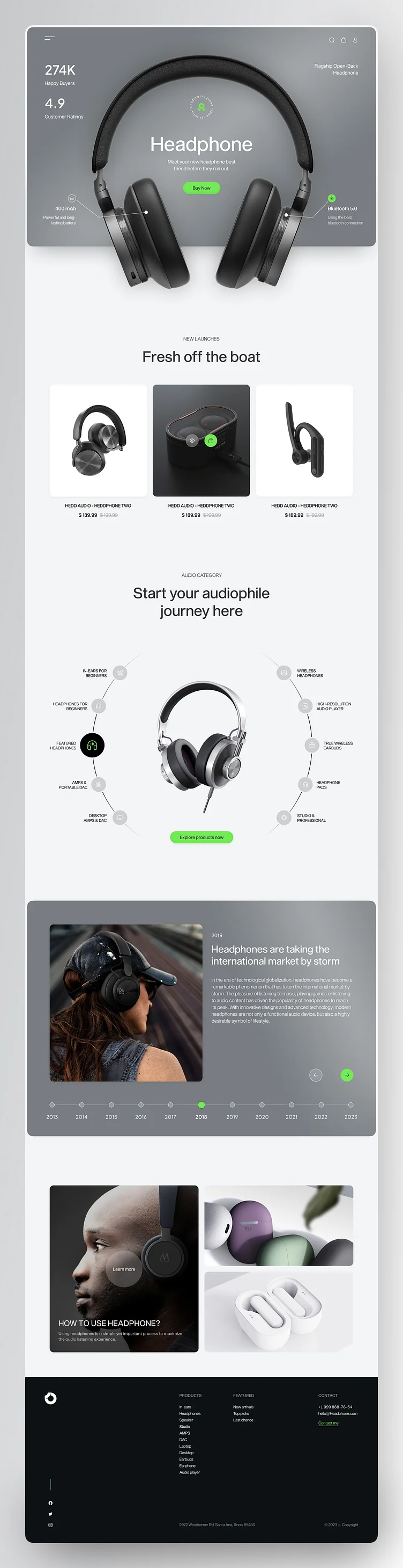 Audio Store — Headphone E-Commerce