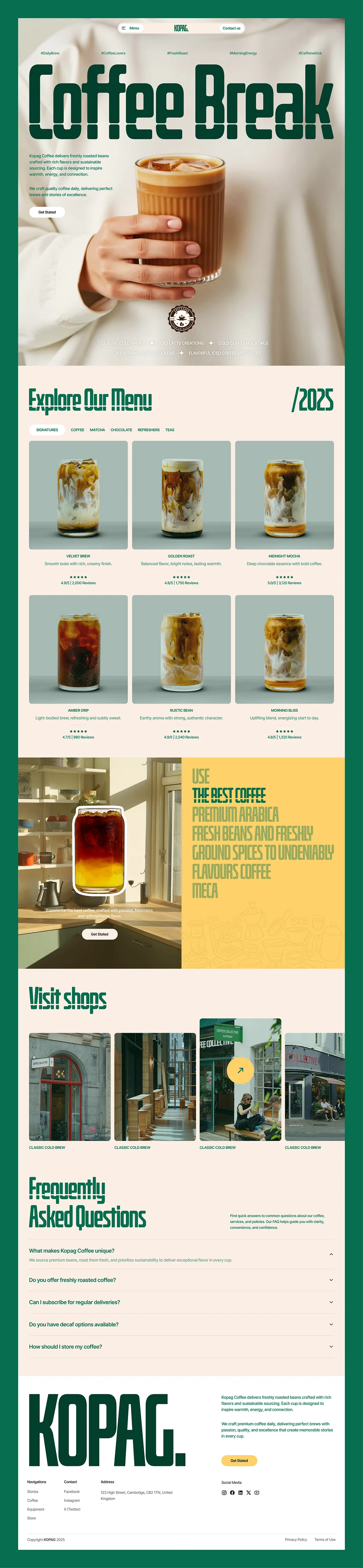 Kopag — Specialty Coffee Brand